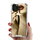 iPhone SE 2020 hoesje - Backcover - Hardcase - Spiegel - TPU - Goud