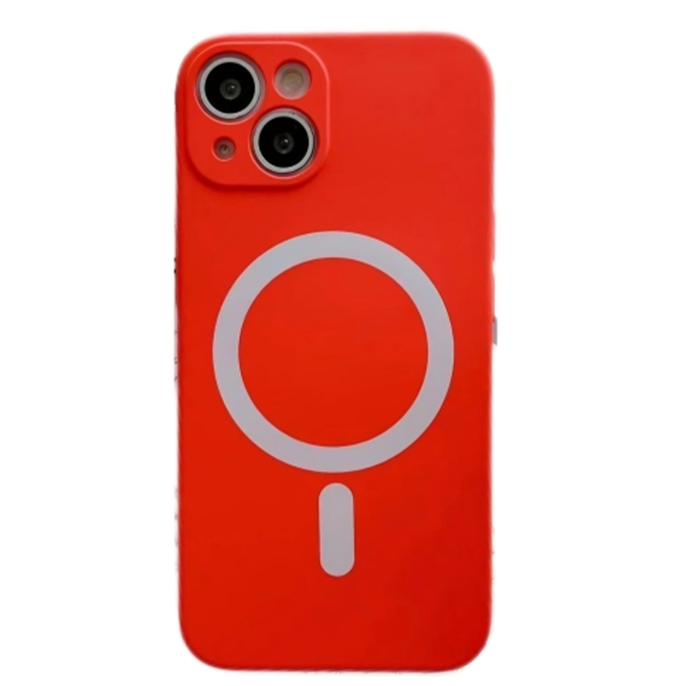 iPhone 14 Pro Max hoesje - Backcover - Geschikt voor MagSafe - TPU - Rood afbeelding