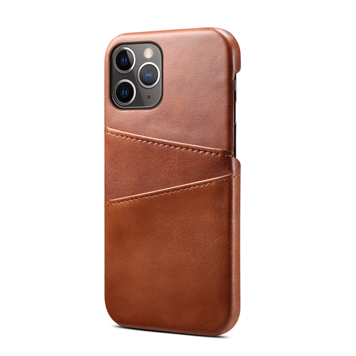 JVS Products Samsung Galaxy S22 Plus hoesje - Backcover - Pasjeshouder - Portemonnee - Kunstleer - Donkerbruin