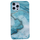 Samsung Galaxy S21 hoesje - Backcover - Softcase - Marmer - Marmerprint - TPU - Turquoise/Groen