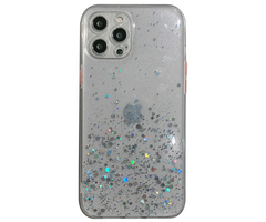 JVS Products iPhone 11 hoesje - Backcover - Camerabescherming - Glitter - TPU - Transparant