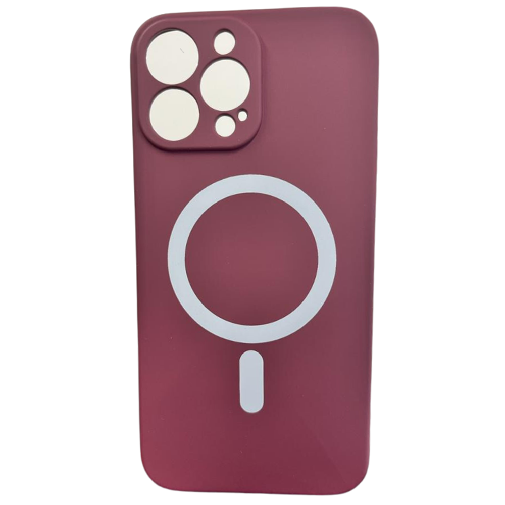 iPhone 13 hoesje - Backcover - Geschikt voor MagSafe - TPU - Paars afbeelding