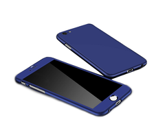 JVS Products iPhone 8 hoesje - Full body - 2 delig - Backcover - Kunststof - Blauw