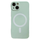iPhone 14 hoesje - Backcover - Geschikt voor MagSafe - Siliconen - Mintgroen