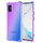 iPhone XS Max hoesje - Backcover - Extra dun - Transparant - Tweekleurig - TPU - Paars/Blauw