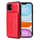 iPhone SE 2020 hoesje - Backcover - Pasjeshouder - Portemonnee - Kunstleer - Rood