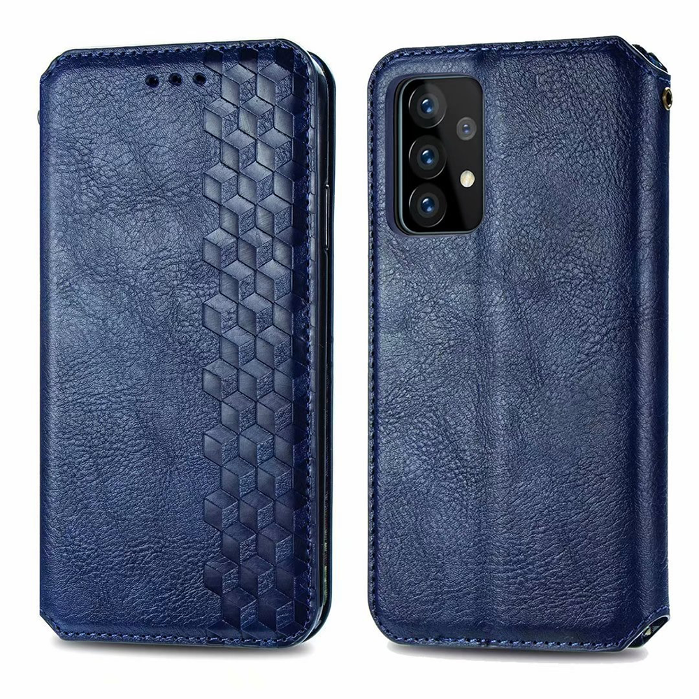 iPhone 11 Pro Max hoesje - Bookcase - Pasjeshouder - Portemonnee - Diamantpatroon - Kunstleer - Blauw afbeelding
