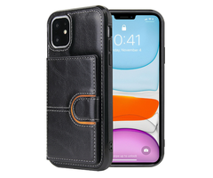 JVS Products Samsung Galaxy S20 Plus hoesje - Backcover - Pasjeshouder - Portemonnee - Kunstleer - Zwart