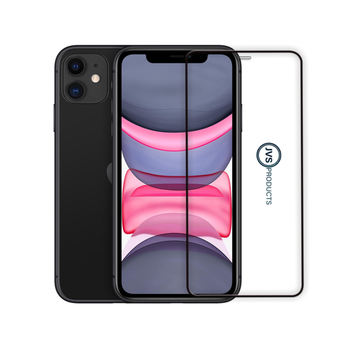 JVS Products Screenprotector geschikt voor iPhone 11 - Premium - Volledig bedekt - Edge to edge - Tempered Glass - Beschermglas - Glas - Transparant