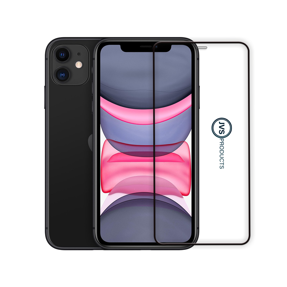 Screenprotector geschikt voor iPhone 11 - Premium - Volledig bedekt - Edge to edge - Tempered Glass - Beschermglas - Glas - Transparant afbeelding