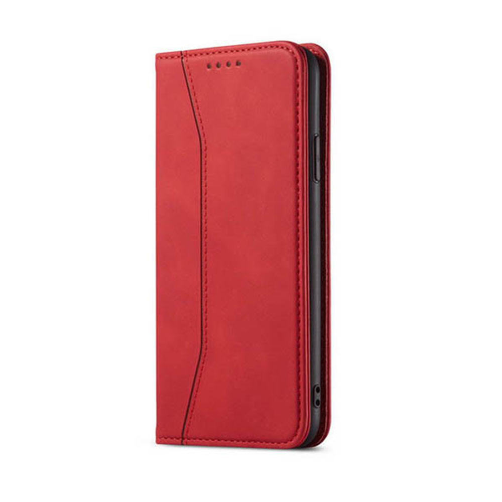 Xiaomi Poco F3 hoesje - Bookcase - Pasjeshouder - Portemonnee - Kunstleer - Rood afbeelding