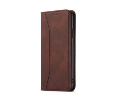 JVS Products Samsung Galaxy S22 hoesje - Bookcase - Pasjeshouder - Portemonnee - Kunstleer - Donkerbruin