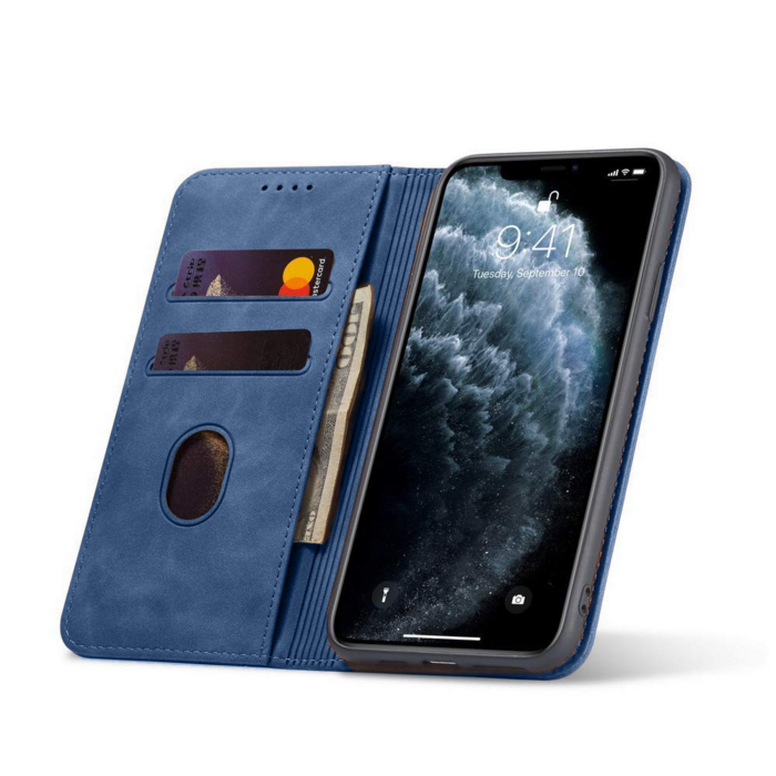 JVS Products Xiaomi Redmi 10 2022 hoesje - Bookcase - Pasjeshouder - Portemonnee - Kunstleer - Blauw