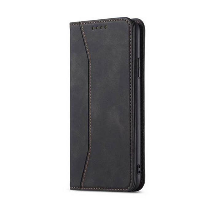 JVS Products iPhone X hoesje - Bookcase - Pasjeshouder - Portemonnee - Kunstleer - Zwart