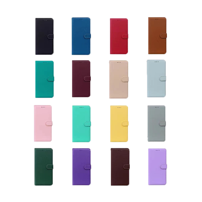 JVS Products Samsung Galaxy A22 4G hoesje - Bookcase - Koord - Pasjeshouder - Portemonnee - Camerabescherming - Kunstleer - Paars