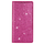 iPhone 15 hoesje -  Bookcase -  Pasjeshouder -  Portemonnee -  Glitter -  TPU -  Roze