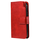 iPhone 15 hoesje -  Bookcase -  Pasjeshouder -  Portemonnee -  Luxe -  Kunstleer -  Rood