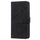 iPhone 15 Pro Max hoesje -  Bookcase -  Koord -  Pasjeshouder -  Portemonnee -  Kunstleer -  Zwart