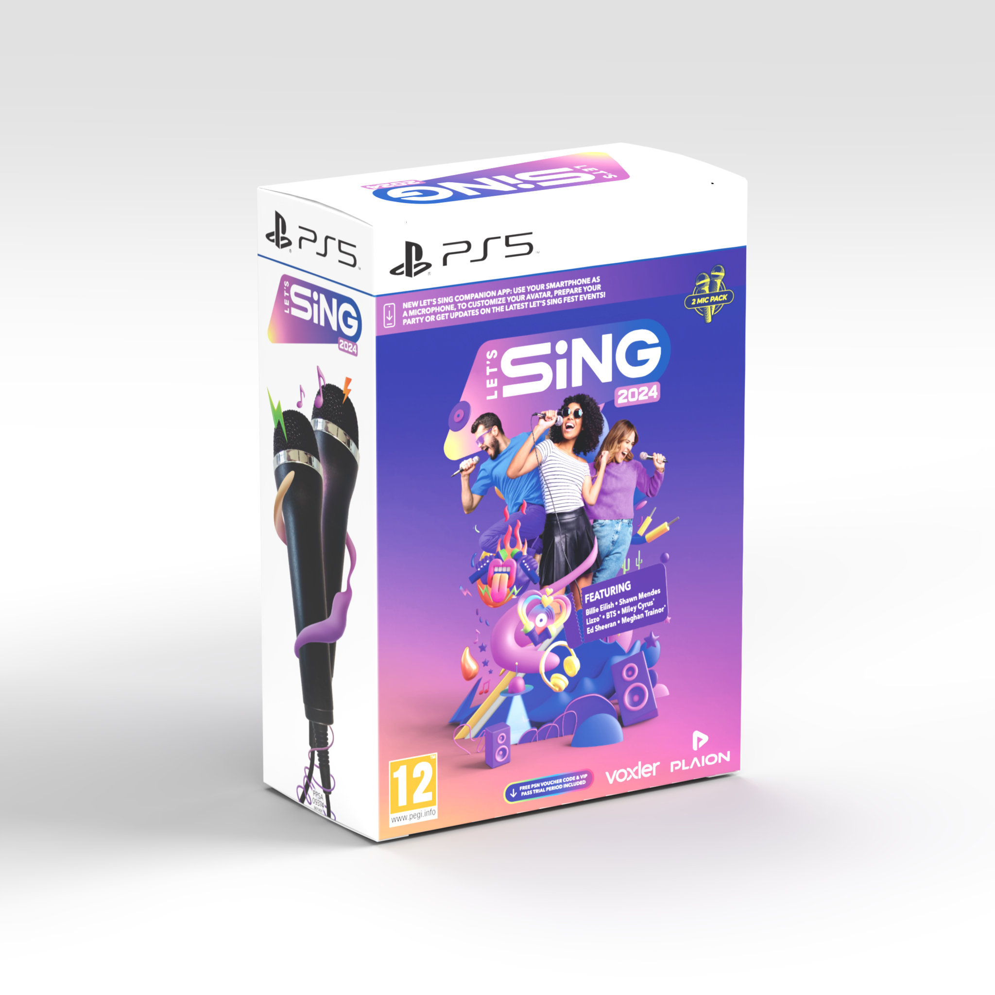 PS5 Let&apos;s Sing 2024 International Version + 2 Microphones