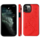 iPhone 15 Pro hoesje -  Backcover -  Pasjeshouder -  Portemonnee -  Bloemenprint -  Kunstleer -  Rood