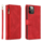 iPhone 15 hoesje -  Bookcase -  Pasjeshouder -  Portemonnee -  Rits -  Kunstleer -  Rood