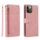 iPhone 15 Pro hoesje -  Bookcase -  Pasjeshouder -  Portemonnee -  Rits -  Kunstleer -  Rose Goud