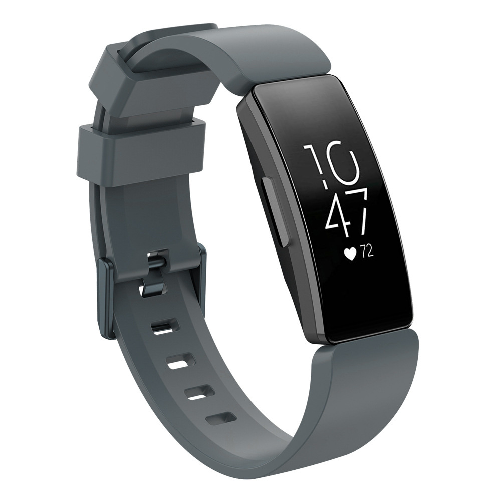 Bandje geschikt voor Fitbit Fitbit ACE 2 - Sportbandje - Horlogebandje - Siliconen - Grijs - Maat S
