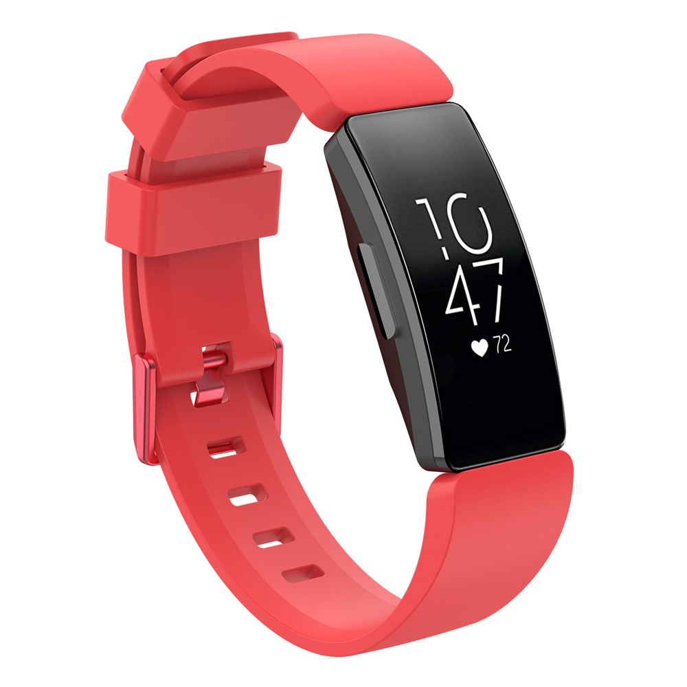 Bandje geschikt voor Fitbit Fitbit ACE 2 - Sportbandje - Horlogebandje - Siliconen - Oranje - Maat S