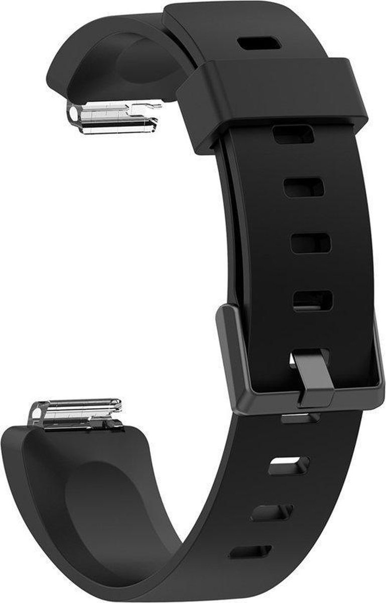 JVS Products Bandje geschikt voor Fitbit ACE 2 - Maat S - Bandje - Horlogebandje - Siliconen - Zwart