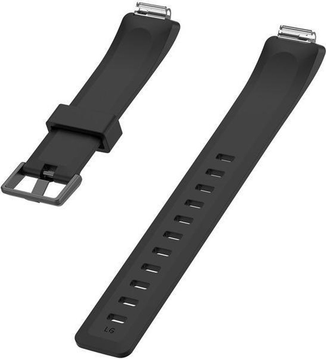 JVS Products Bandje geschikt voor Fitbit ACE 2 - Maat S - Bandje - Horlogebandje - Siliconen - Zwart
