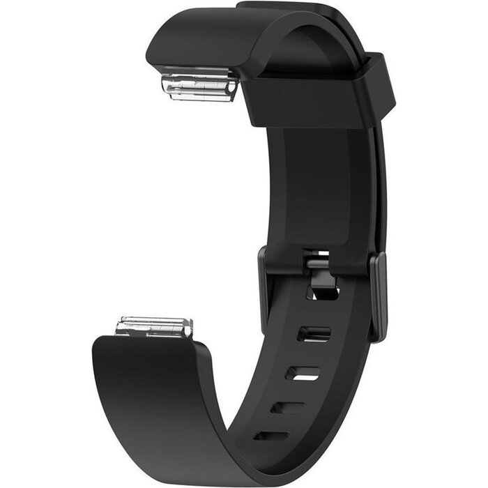 JVS Products Bandje geschikt voor Fitbit ACE 2 - Maat S - Bandje - Horlogebandje - Siliconen - Zwart