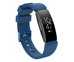 JVS Products Bandje geschikt voor Fitbit Inspire HR - Maat S - Bandje - Horlogebandje - Siliconen - Donkerblauw