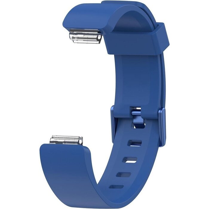 JVS Products Bandje geschikt voor Fitbit Inspire HR - Maat S - Bandje - Horlogebandje - Siliconen - Donkerblauw