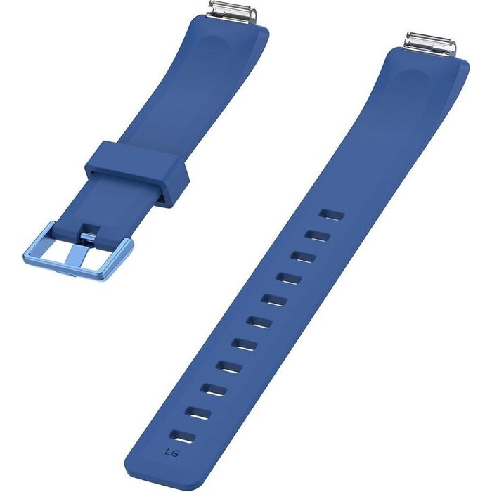 JVS Products Bandje geschikt voor Fitbit Inspire HR - Maat S - Bandje - Horlogebandje - Siliconen - Donkerblauw