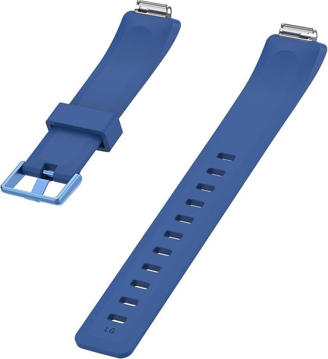 JVS Products Bandje geschikt voor Fitbit Inspire HR - Maat S - Bandje - Horlogebandje - Siliconen - Donkerblauw