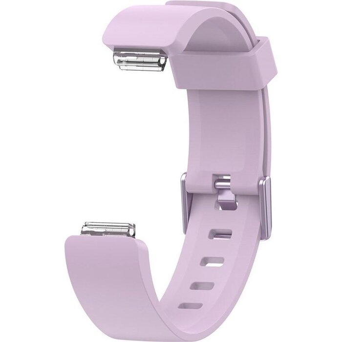 JVS Products Bandje geschikt voor Fitbit Inspire HR - Maat S - Bandje - Horlogebandje - Siliconen - Lila