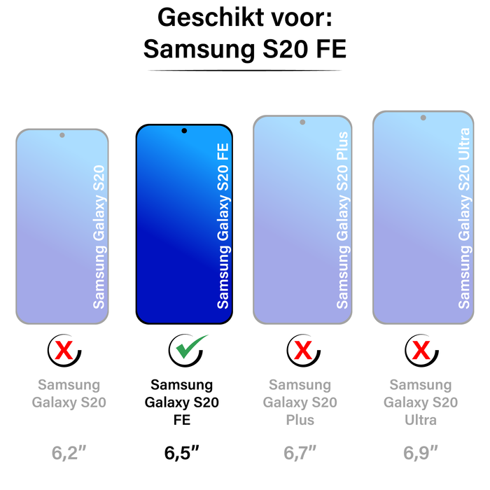 JVS Products Samsung Galaxy S20 FE hoesje - Full body - 2 delig - Shockproof - Siliconen - TPU - Paars