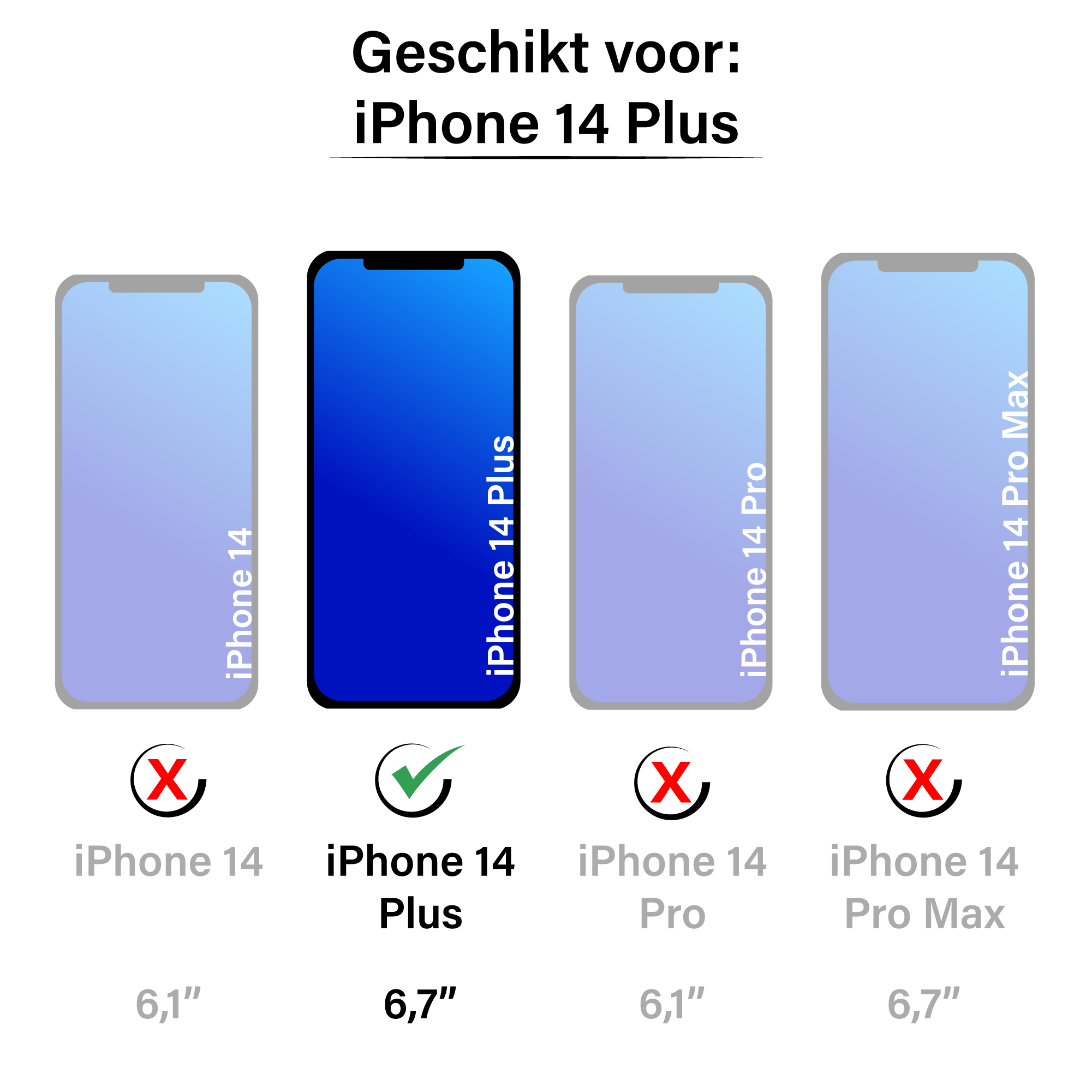 JVS Products iPhone 14 Plus hoesje - Bookcase - Pasjeshouder - Portemonnee - Kunstleer - Lichtbruin