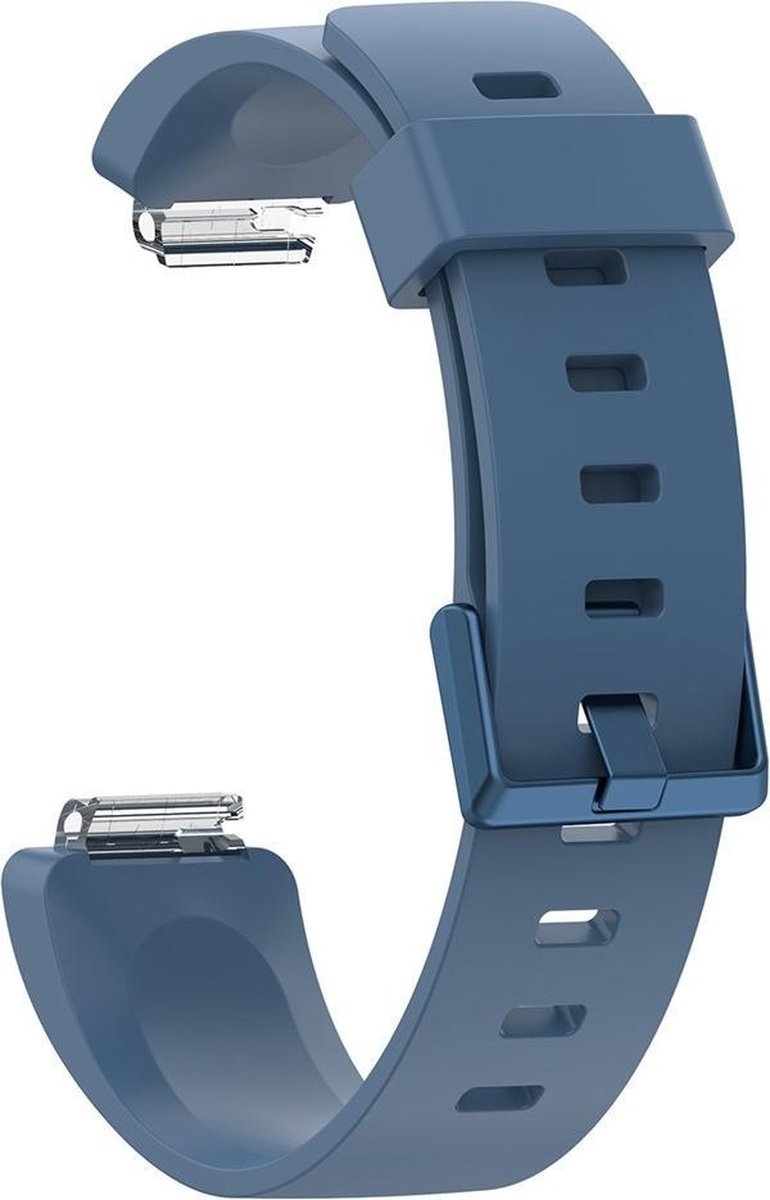JVS Products Bandje geschikt voor Fitbit Inspire HR - Maat S - Bandje - Horlogebandje - Siliconen - Blauw