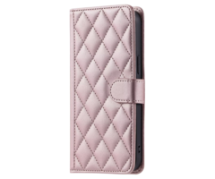 JVS Products Samsung Galaxy S20 FE hoesje - Bookcase - Pasjeshouder - Koord - Kunstleer - Rose Goud