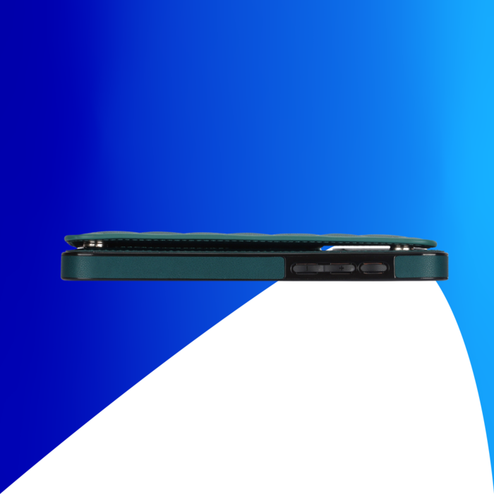 JVS Products iPhone 14 hoesje - Backcover - Pasjeshouder - Kunstleer - Groen