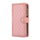 Samsung Galaxy S23 Plus hoesje - Bookcase - Pasjeshouder - Portemonnee - Koord - Kunstleer - Roze