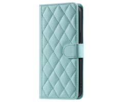 JVS Products Samsung Galaxy A21S hoesje - Bookcase - Pasjeshouder - Koord - Kunstleer - Turquoise