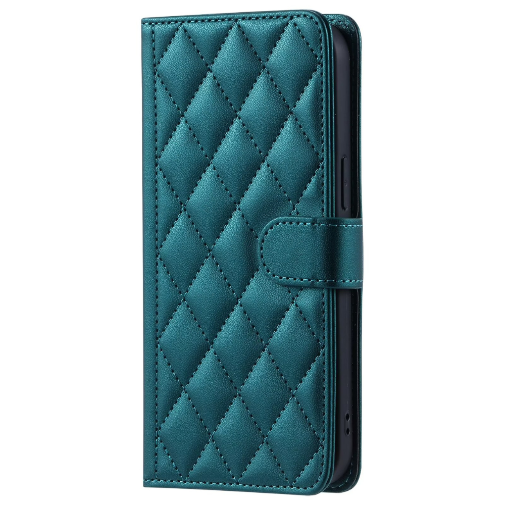 Samsung Galaxy S21 Ultra hoesje - Bookcase - Pasjeshouder - Koord - Kunstleer - Groen afbeelding