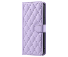 JVS Products iPhone 11 hoesje - Bookcase - Pasjeshouder - Koord - Kunstleer - Paars