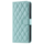 iPhone 14 Pro Max hoesje - Bookcase - Pasjeshouder - Koord - Kunstleer - Turquoise