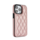 iPhone 12 Pro hoesje - Backcover - Pasjeshouder - Kunstleer - Rose Goud