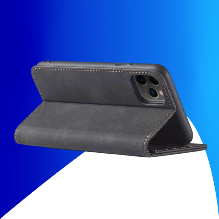 JVS Products Samsung Galaxy S24 hoesje - Bookcase - Pasjeshouder - Portemonnee - Kunstleer - Zwart