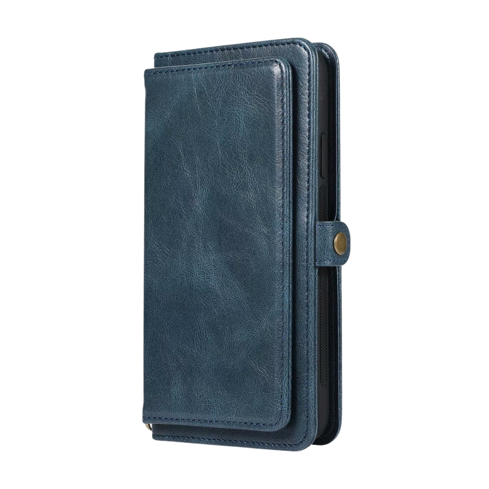 Samsung Galaxy S24 Ultra hoesje - Bookcase - Afneembaar 2 in 1 - Backcover - Pasjeshouder - Portemonnee - Kunstleer - Blauw afbeelding