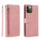 Samsung Galaxy S24 Ultra hoesje - Bookcase - Pasjeshouder - Portemonnee - Rits - Kunstleer - Rose Goud